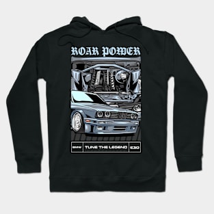 Bmw E30 Roar Power Hoodie